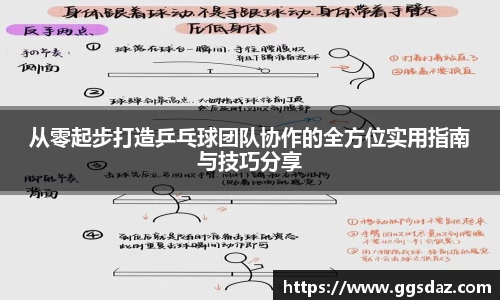 从零起步打造乒乓球团队协作的全方位实用指南与技巧分享